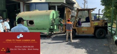 Dịch vụ xe nâng rút container và nâng hạ hàng hóa tại An Phú, Bình Dương