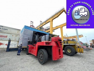 Thuê xe nâng rút hàng container tại Bàu Bàng, Bình Dương